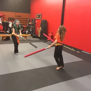 Spar Wars soft weapon sparring.