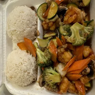 Shrimp and Vegetables