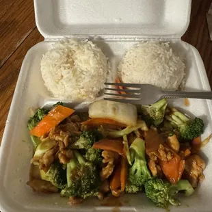Chicken and Broccoli