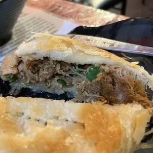 Crispy burger. A good combination of juicy beef and crispy buns.