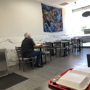 Interior dining area