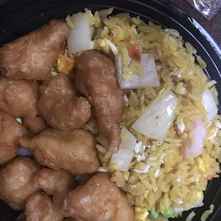 Sweet and sour lunch special
