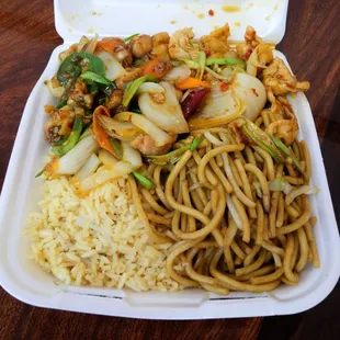 Mongolian Chicken &amp; Spicy Chicken.