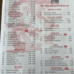 Menu part 1