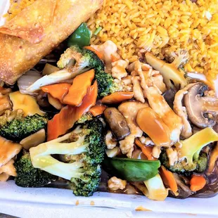 Chicken with mixed vegetables