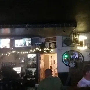 a group of people sitting at tables