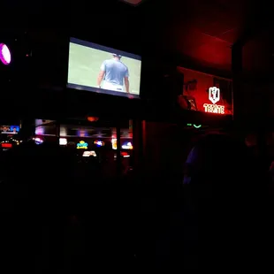 a man playing a video game