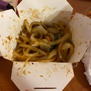 The "Mongolian beef(onions)"