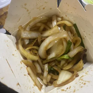 Mongolian onions