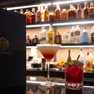 A full bar with talented bartenders