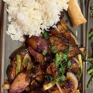 21. Eggplant in Garlic Sauce Lunch Special