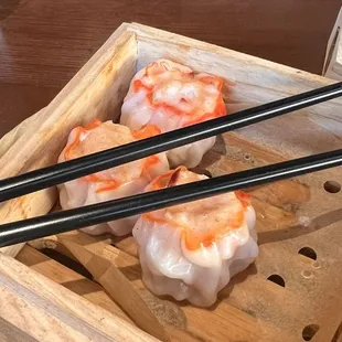 Lobster and shrimp sui mai.