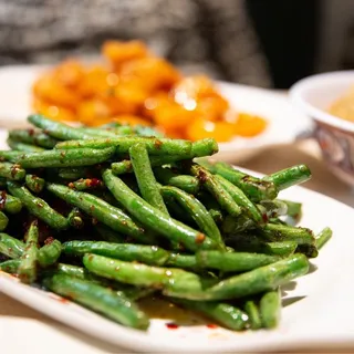 Fresh String Bean with Chefs Special Sauce