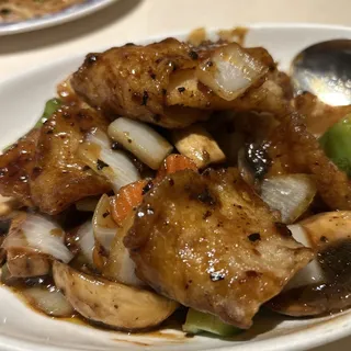 Fish Fillet with Black Bean Sauce