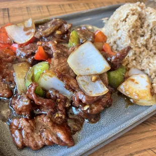 Lunch special 14. Pepper Steak Lunch