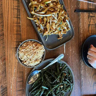 Fried String Bean Szechuan Style Hand Pulled Noodle