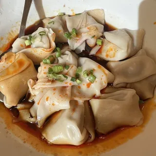 A6. Wonton in Chili Sauce