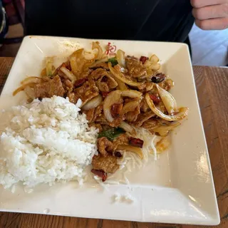 13. Mongolian Beef Lunch