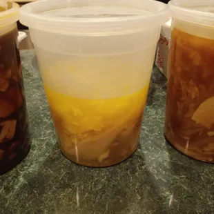 Mapo Tofu, Wonton Egg Drop Soup; Hot &amp; Sour Soup