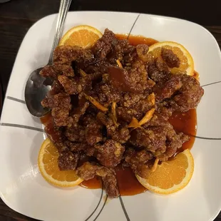 Orange beef