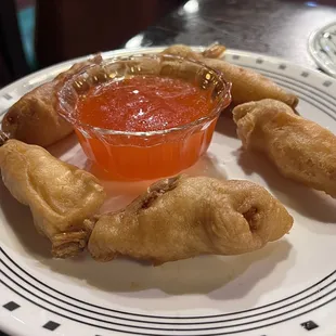 Fried shrimp app, the perfect amount.