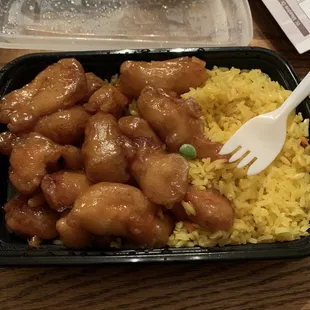 5. Honey Chicken Dinner Combo