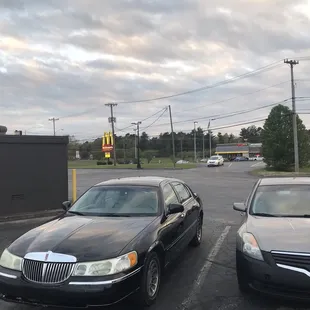 It's behind the McDonald's