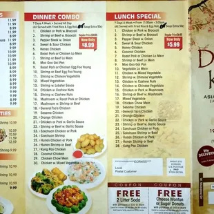 menu, sushi and sashimi