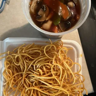 Pan fried noodles
