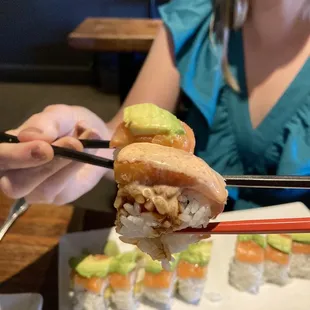 Robert Deniro (front), mango something (back)