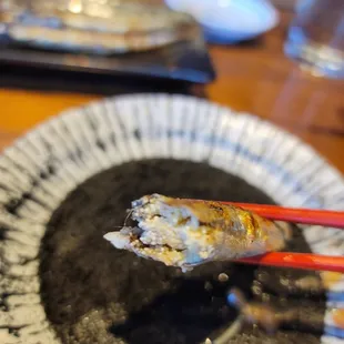 Shishamo full of roe.