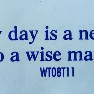 every day is a new life to a wise man