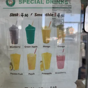 Menu As of November 9, 2022