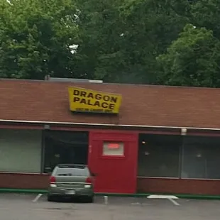 the front of the restaurant