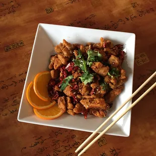 Diced Chicken w. Dried Pepper