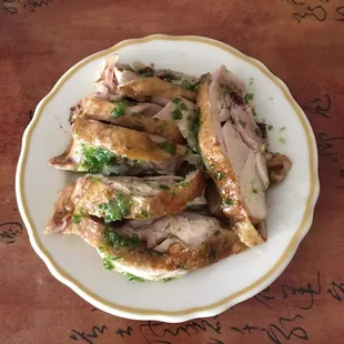 Cold Chicken with Scallions Sauce