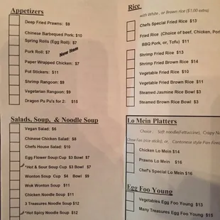 Menu as of 12/3/16 Page 1