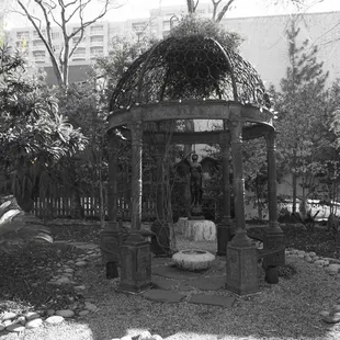 Beautiful gazebo in the center of the park
