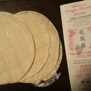 Solid Chinese delivery - but don't get your hopes up 4 authentic Asian pancakes, only to get basic flour tortillas!