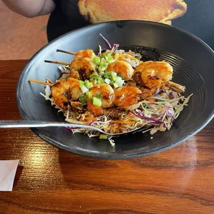 Lunch special Prawn Skewers