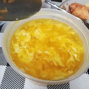 Egg Drop Soup. ZERO flavor. 0 out of 10.