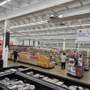 the inside of a grocery store