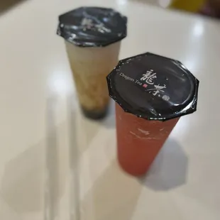 DT Milk Tea and Watermelon juice