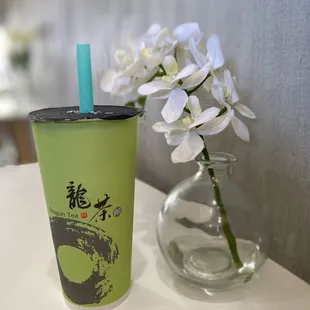 Taro Slush with Lychee Jelly