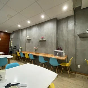 interior, sushi and sashimi