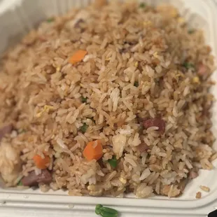 BBQ pork fried rice