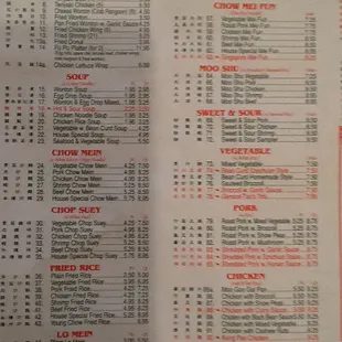 sushi and sashimi, menu