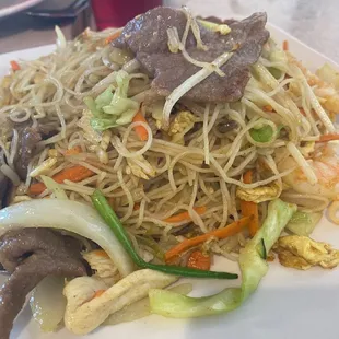 Singapore rice noodle - great curry flavor