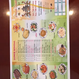 Menu back