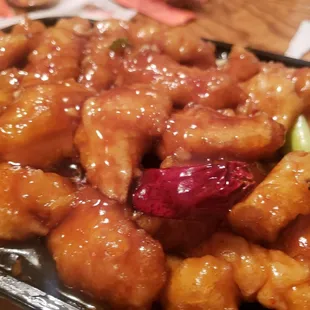 General tso all white meat.